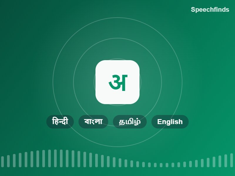 speaks your language — Speechfinds